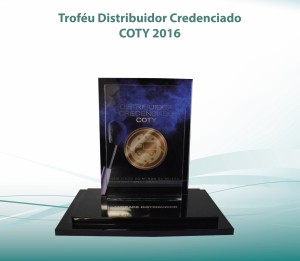 TROFÉU DISTRIBUIDOR CREDENCIADO COTY 2016