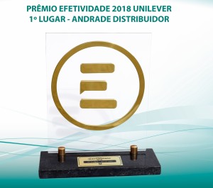 PRÊMIO EFETIVIDADE 2018 UNILEVER 1º