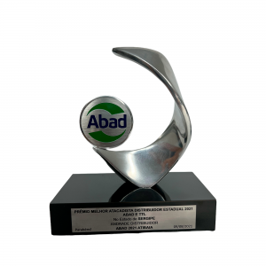 Prêmio de Melhor atacadista distribuidor ABaD/ttl 2021 1° lugar SERGIPE