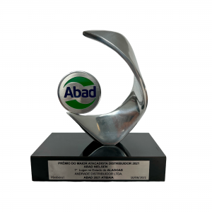 Prêmio do maior atacadista distribuidor 1° lugar no estado – Abad | 2021